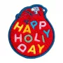 Insignia LAUT MAGMOJI BADGE – Happy Holiday Edition, tela, textil, rojo, 1 ud.