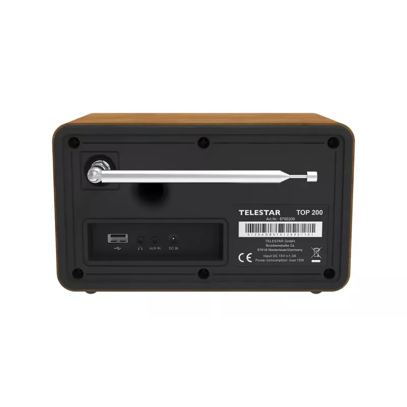 Imperial Telestar TOP 200 radio por internet multifunción, DAB+/FM, madera