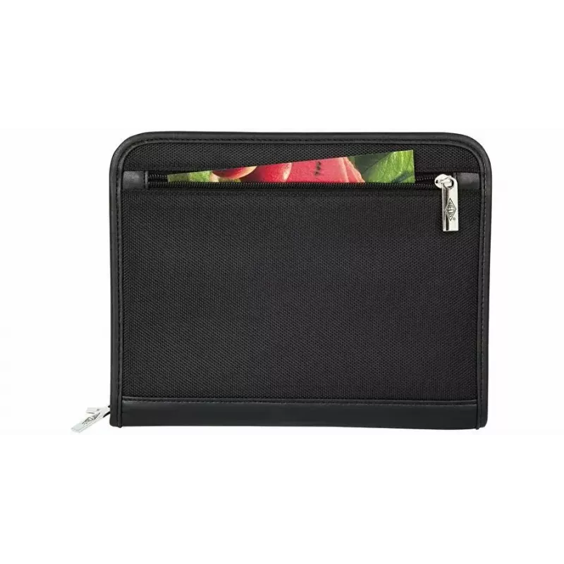 Archivador de piel y nailon negro A5 WEDO 585101