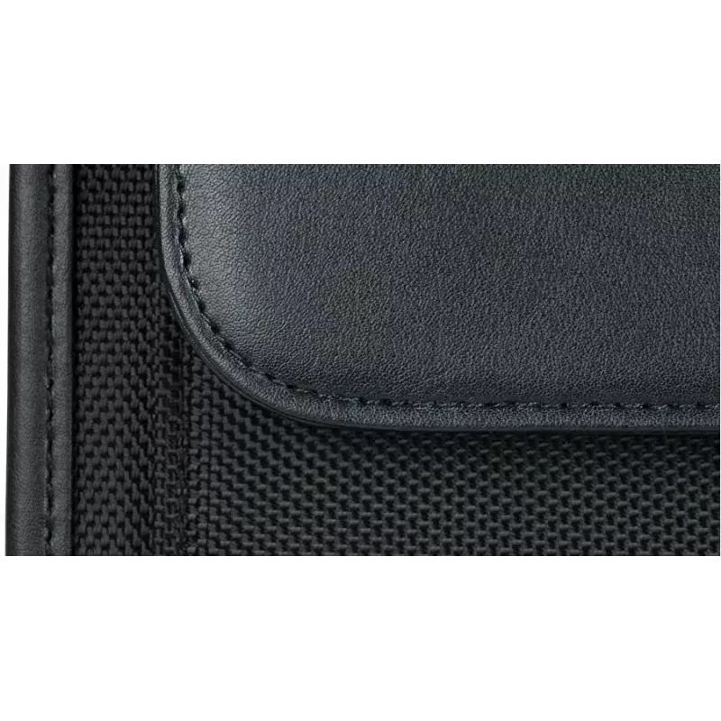 Archivador de piel y nailon negro A5 WEDO 585101