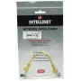 Intellinet 325165 cable de conexión de red, Cat5e, U/UTP, RJ45 (M) a RJ45 (M), 0,45 m, Snagless, con protector, amarillo