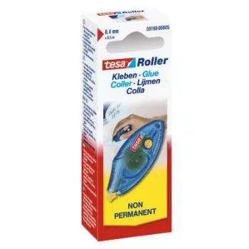 tesa 59190 rodillo de pegamento desechable, removible, 8,4 mm x 8,5 m