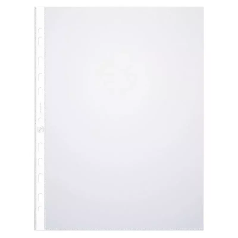 Fundas de plástico ELBA A4, PP 0,08 mm, cristal transparente, perforación universal (971508)