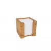 WEDO 61 707 caja de notas de bambú con 900 hojas, 90 x 90 mm