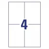 Etiquetas autoadhesivas rectangulares Avery 6124