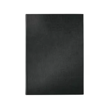 Archivador Sigel SM115 piel lino plástico negro A5