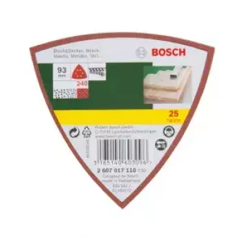 Bosch 2607017110 25 uds. hoja de lija