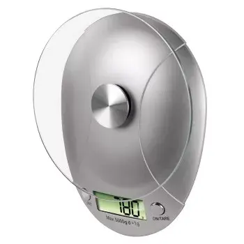 Báscula de cocina electrónica Xavax Milla plateada