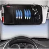 Hama funda parasol para coche, 12 CD 12 discos negra