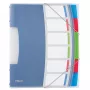 Esselte Divider Book Vivida PP 6 pestañas, azul, multicolor, policloruro de vinilo (PVC), A4, 266 mm, 20 mm, 320 mm