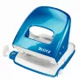Perforadora Leitz WOW 5008 metal 2 taladros / 30 hojas, 30 hojas, azul, 8 cm, 5,5 mm, 107 x 137 x 100 mm, 10 año(s)