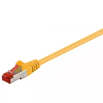 Cable de red GOOBAY 95453 Cat6 S/FTP (S-STP) RJ-45–RJ-45 0,25 m amarillo