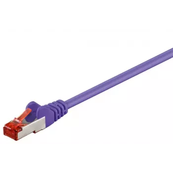Cable de red Goobay 95490 10 m Cat6 S/FTP violeta