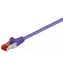 Cable de red Goobay 95490 10 m Cat6 S/FTP violeta