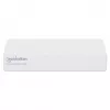 Manhattan switch Fast Ethernet de 8 puertos, plástico, tres años de garantía, caja