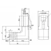 Cable de parcheo Goobay CAT 5e 2x 90° en ángulo U/UTP negro 3 m