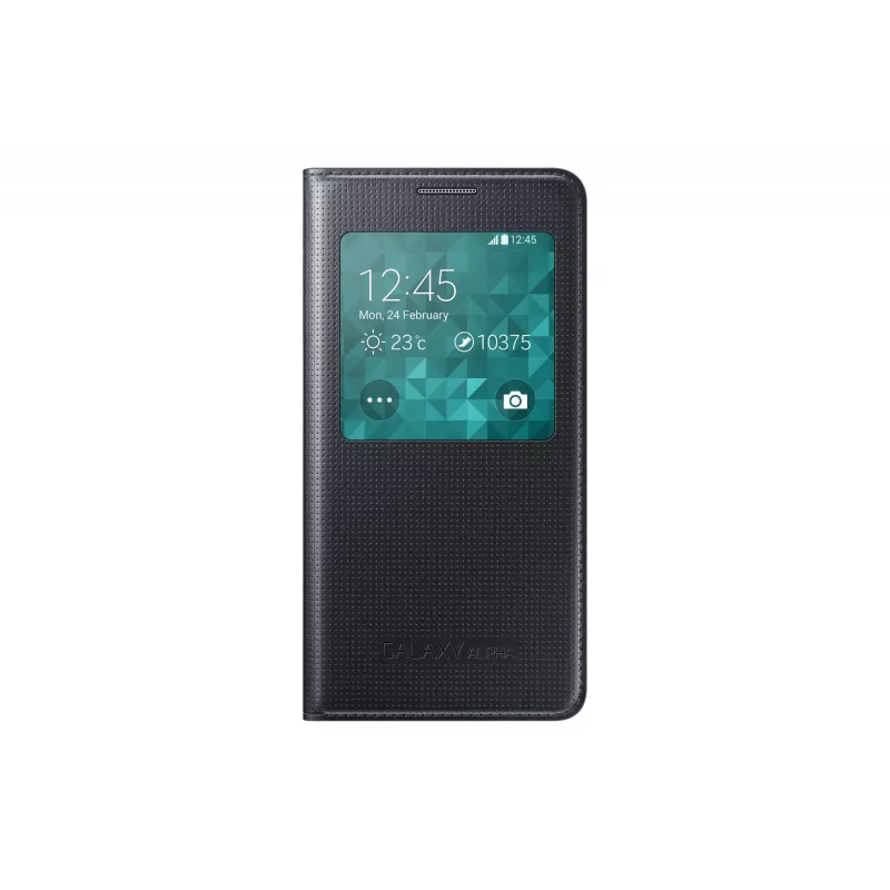Funda para móvil Samsung EF-CG850B Flip Case plata