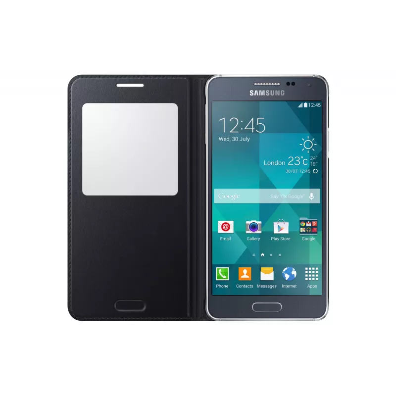 Funda para móvil Samsung EF-CG850B Flip Case plata