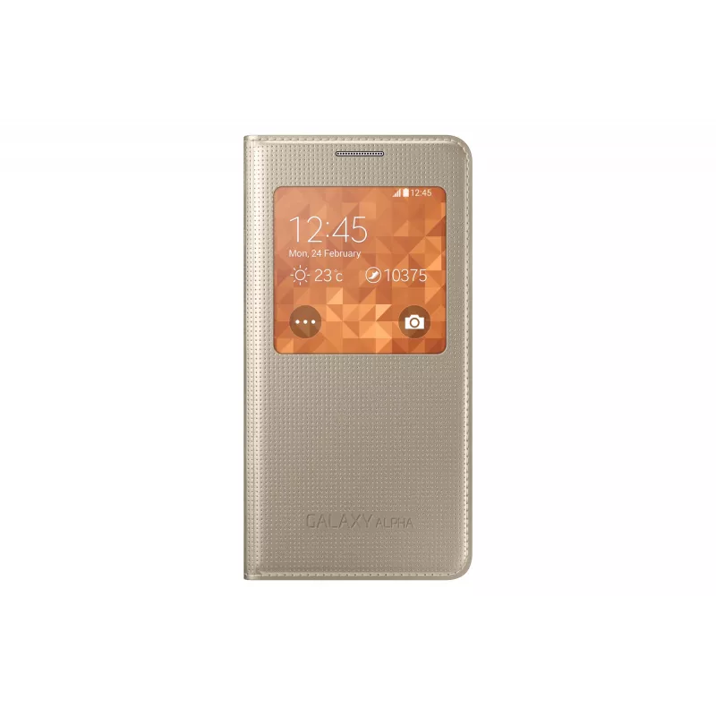 Funda para móvil Samsung EF-CG850B Flip Case plata