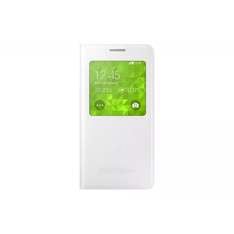 Funda para móvil Samsung EF-CG850B Flip Case plata