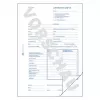 Libro de administración Avery 506 azul blanco