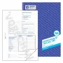 Libro de administración Avery 506 azul blanco