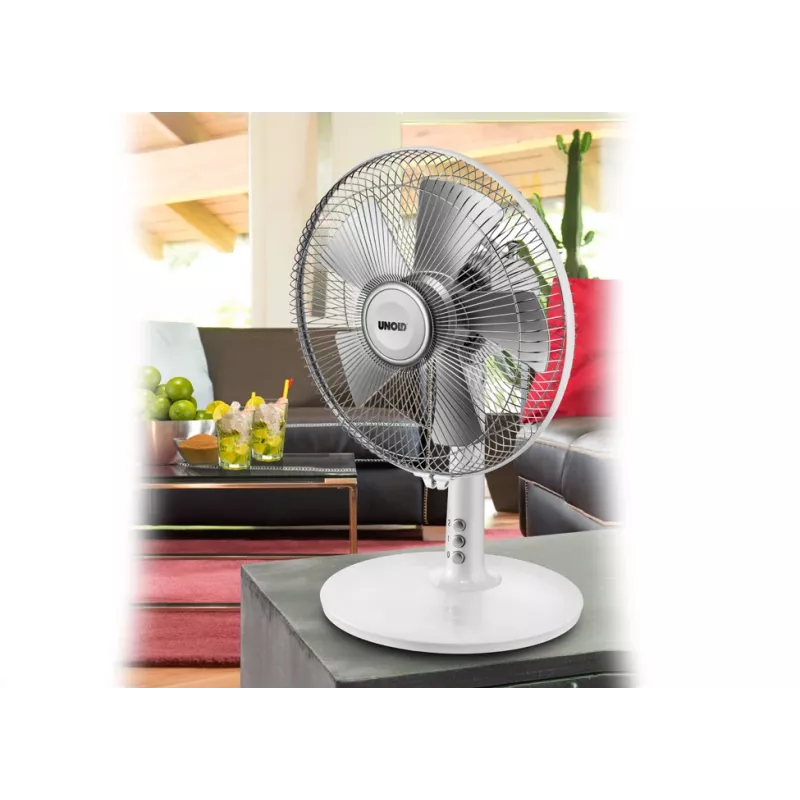 Unold 86810 ventilador doméstico plata, blanco