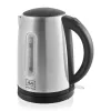 Hervidor de agua Melitta 1,7 l 2200 W negro acero inoxidable