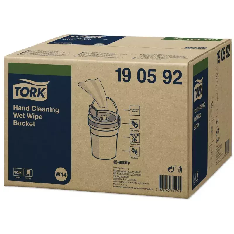 Tork 190592 Toallitas de limpieza de manos, 58 hojas