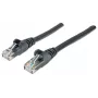 Cable de red Intellinet, Cat6, 20 m, Negro, CCA, U/UTP, PVC, RJ45, contactos dorados, snagless, con alivio de tensión, garantía de por vida
