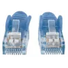 Intellinet 730464 cable de conexión Cat6 U/UTP, RJ45 (M) a RJ45 (M), 20 m, sin enganche, azul