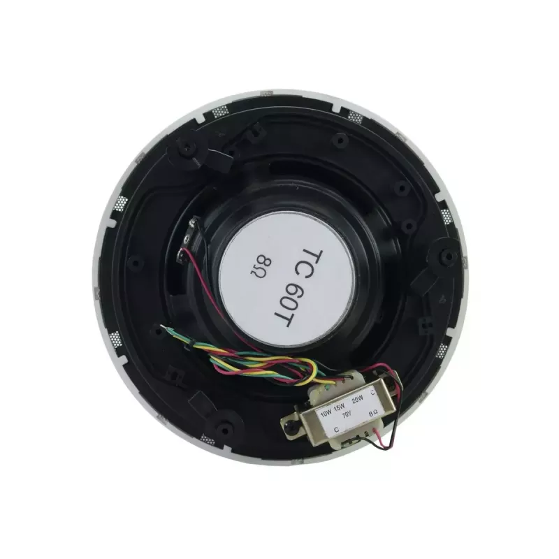 Altavoz de 2 vías Omnitronic 80710245 blanco cableado 20 W