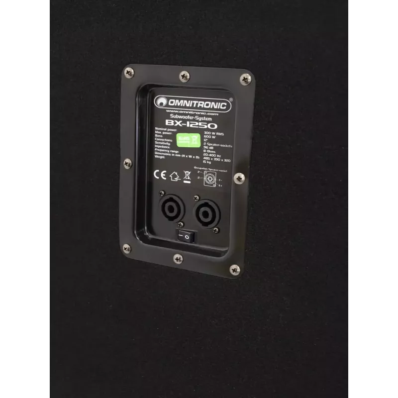 Subwoofer activo Omnitronic BX-1250