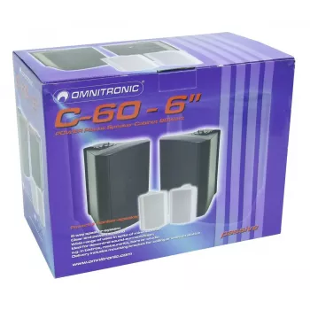 Altavoz de 2 vías Omnitronic 11036718 negro cableado 50 W