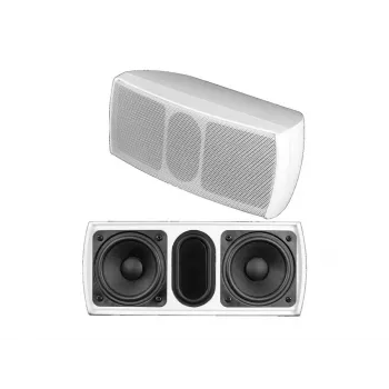 Altavoz full range Omnitronic 11036909 blanco cableado 15 W