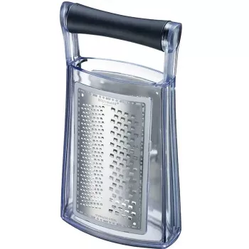 Rallador de caja Westmark Trio negro transparente plástico acero inoxidable