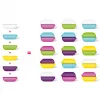 Recipiente de conservación EMSA Variabolo 509388 rectangular set multicolor 6 uds.