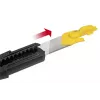 Cúter Stanley 0-10-150 negro amarillo hoja recambiable