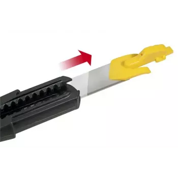 Cúter Stanley 0-10-150 negro amarillo hoja recambiable