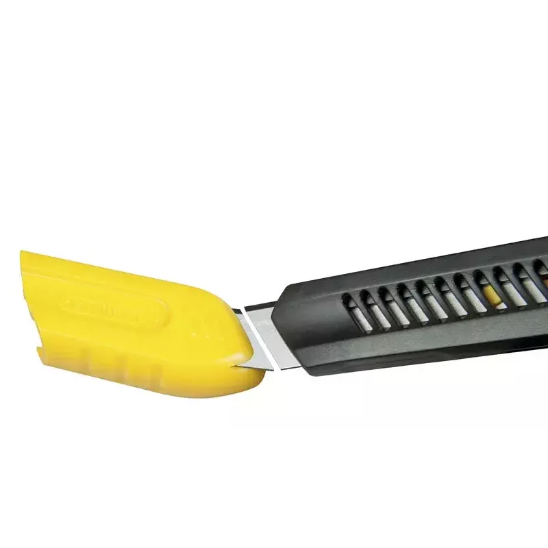 Cúter Stanley 0-10-150 negro amarillo hoja recambiable