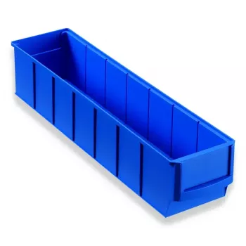 Caja para piezas pequeñas Allit 456540 polipropileno azul 91x400x81 mm