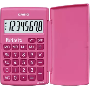 Calculadora básica de bolsillo Casio Petite FX Pocket Basic rosa