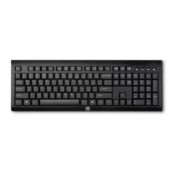 Teclado inalámbrico HP K2500, tamaño completo (100 %), inalámbrico, RF Wireless, negro