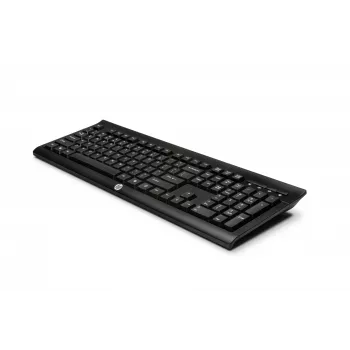 Teclado inalámbrico HP K2500, tamaño completo (100 %), inalámbrico, RF Wireless, negro