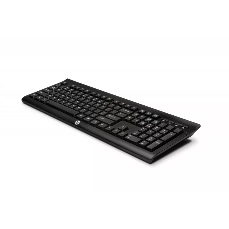 Teclado inalámbrico HP K2500, tamaño completo (100 %), inalámbrico, RF Wireless, negro
