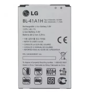 Batería de repuesto de litio OEM BL-41A1H para LG F60 D390N, 2100 mAh