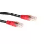 ACT Negro 10 metros Cable de red U/UTP CAT6 cruzado con conectores macho RJ45