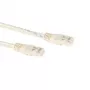 ACT Marfil 2 metros Cable de red U/UTP CAT6 con conectores macho RJ45
