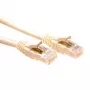 ACT Marfil 3 metros Cable de red U/UTP CAT5E nivel de componentes con conectores macho RJ45