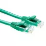 ACT verde 10 metros cable de red U/UTP CAT5E a nivel de componentes con conectores macho RJ45